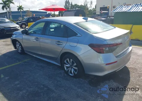 2025 Honda Civic Lx from USA, damaged, VIN 2HGFE2F20SH601831